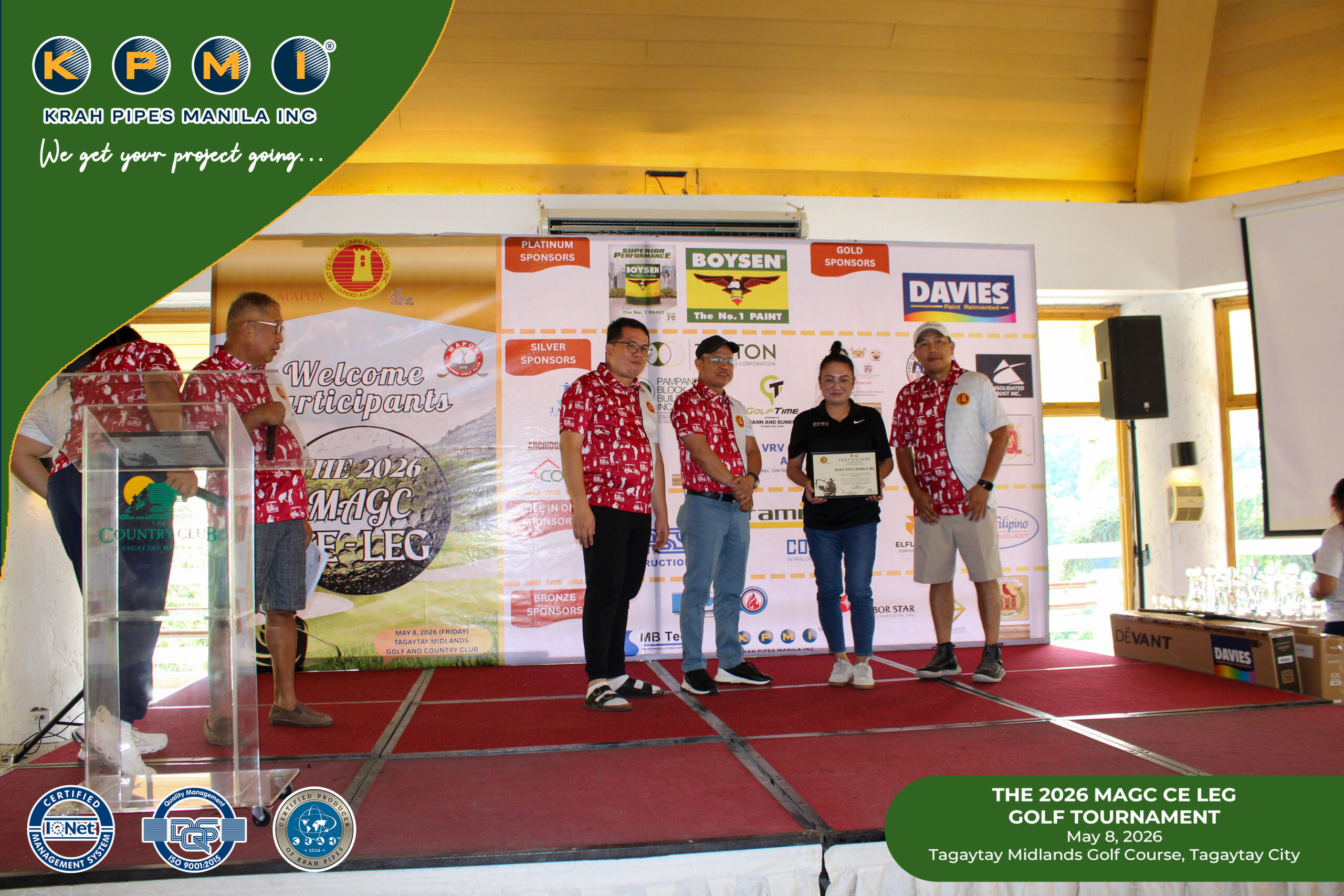 MIT CE-ENSE Alumni Association, Inc Golf Tournament